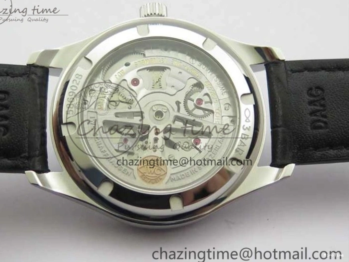 MIROTIME 0112 TimelessDesign Portuguese IW358304 ZF 1:1 Best Edition SS Blue Dial on Leather Strap A 7078